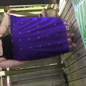 Purple And Gold Skirt